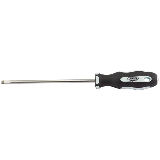 Draper Plain Slot Soft Grip Parallel Tip Screwdriver, 5.5 x 150mm Draper - Town Tools
