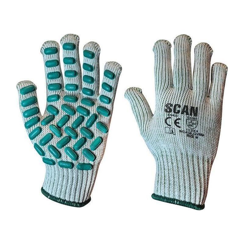 Scan Vibration Resistant Latex Foam Gloves - M (Size 8) Scan - RockBottom Nothampton