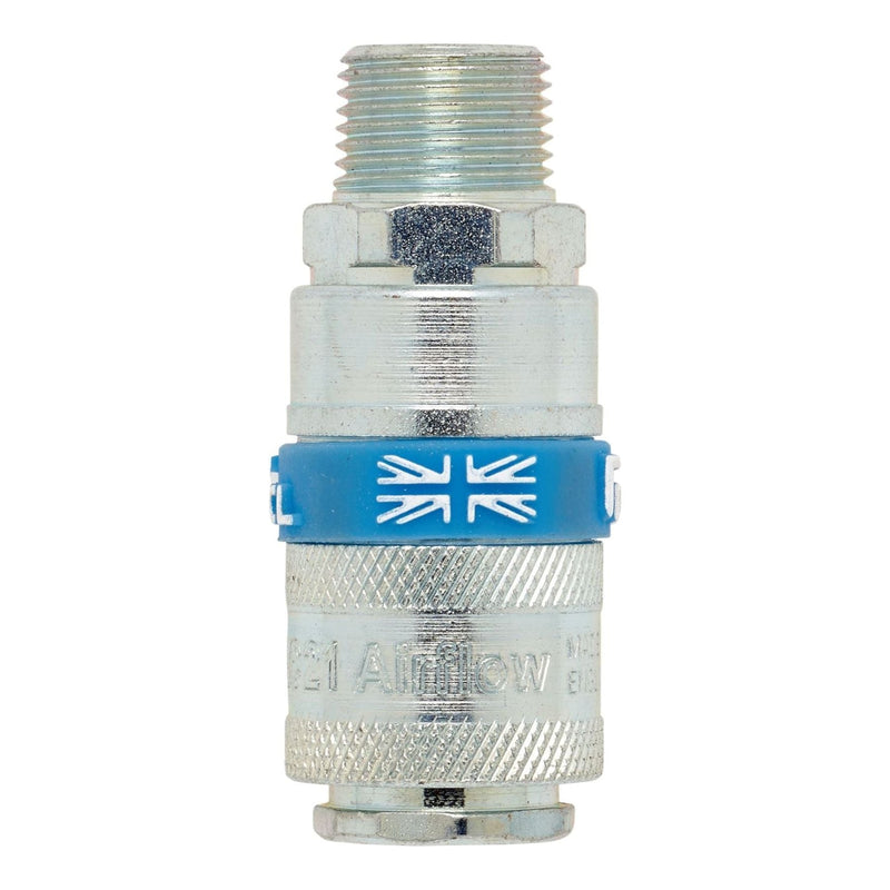 Draper 3/8" Male Thread PCL Tapered Airflow Coupling (Sold Loose) Draper - Town Tools