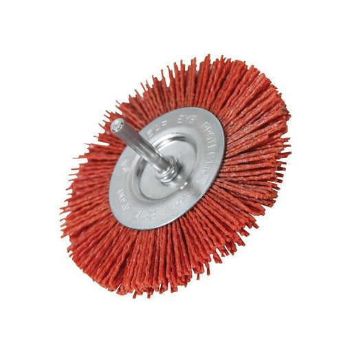 Faithfull Nylon Circular Brush 100mm x 6mm Shank Faithfull - RockBottom Northampton