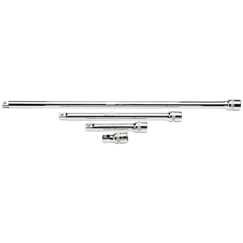 Draper Extension Bar Set, 1/2" Sq. Dr., Polished Chrome (4 Piece) 16769 Draper - Town Tools 