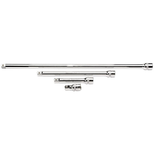 Draper Extension Bar Set, 1/2" Sq. Dr., Polished Chrome (4 Piece) 16769 Draper - Town Tools 