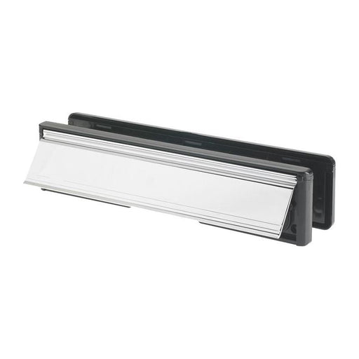 Yale Locks Letter Plate Polished Chrome (Visi-Packed) 300mm (12in) Yale Locks - RockBottom Northampton
