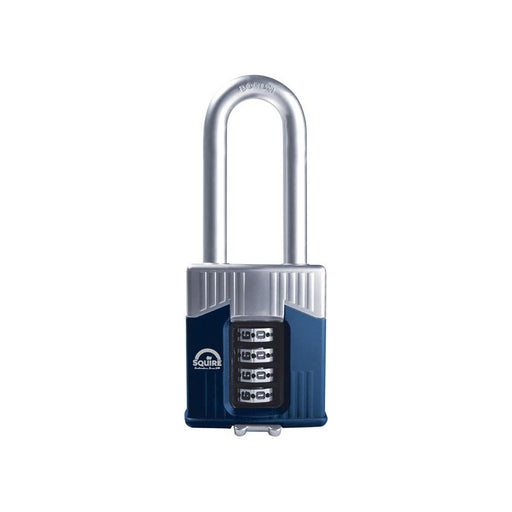 Squire Warrior High-Security Long Shackle Combination Padlock 55mm Squire - RockBottom Nothampton