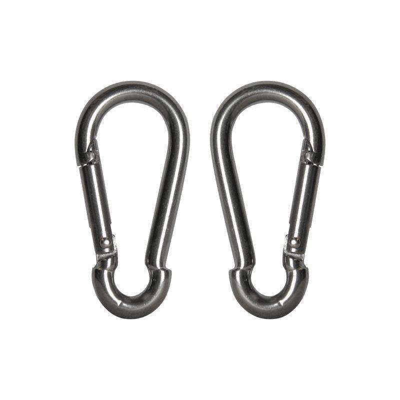 Faithfull Fire Brigade Snap Hook Stainless Steel 6mm (Pack 2) Faithfull - RockBottom Northampton