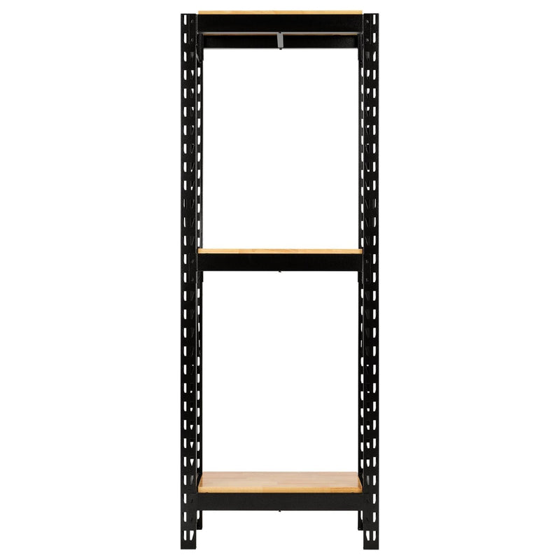 Bunker 14 Piece Modular 3 Tier Racking with Hardwood Shelving, 750mm Draper - Town Tools