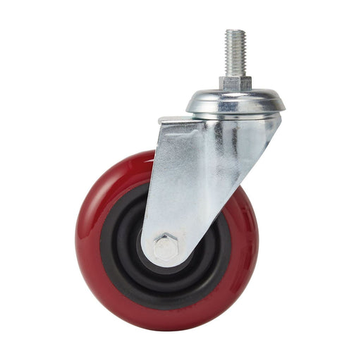 Draper Swivel Bolt Fixing Polyurethane Wheel, 100mm Diameter, S.W.L. 125kg Draper - Town Tools