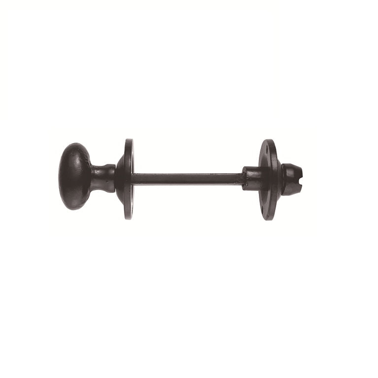 Turn & Release To Suit Bathroom Lock / Oval Turn - Black Antique 38MM
