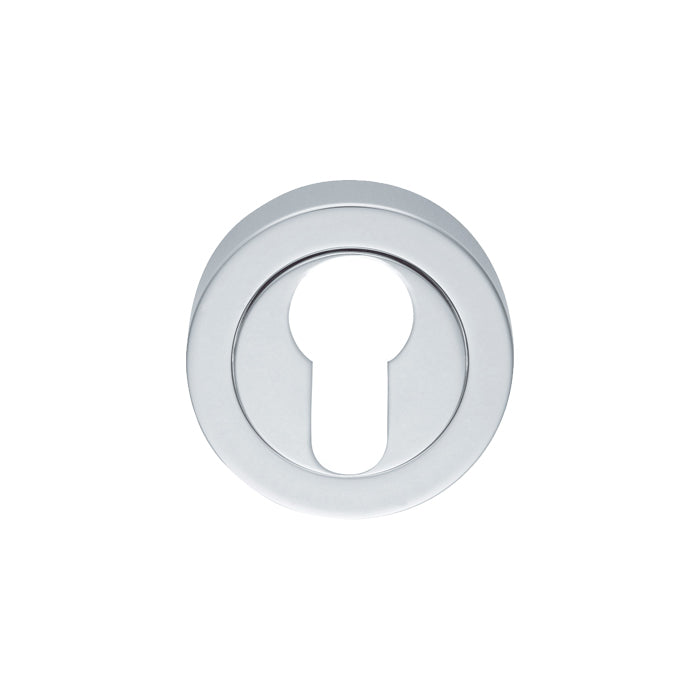 Escutcheon - Euro Profile On Concealed Fix Round Rose - Satin Chrome 51MM