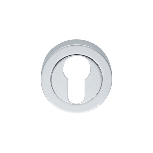 Escutcheon - Euro Profile On Concealed Fix Round Rose - Satin Chrome 51MM