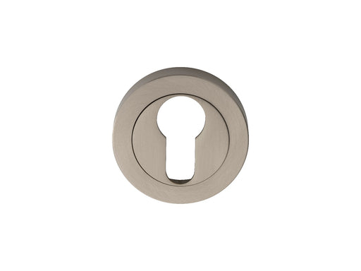 Escutcheon - Euro Profile On Concealed Fix Round Rose Nis (Satin Nickel) - Satin Nickel 52MM