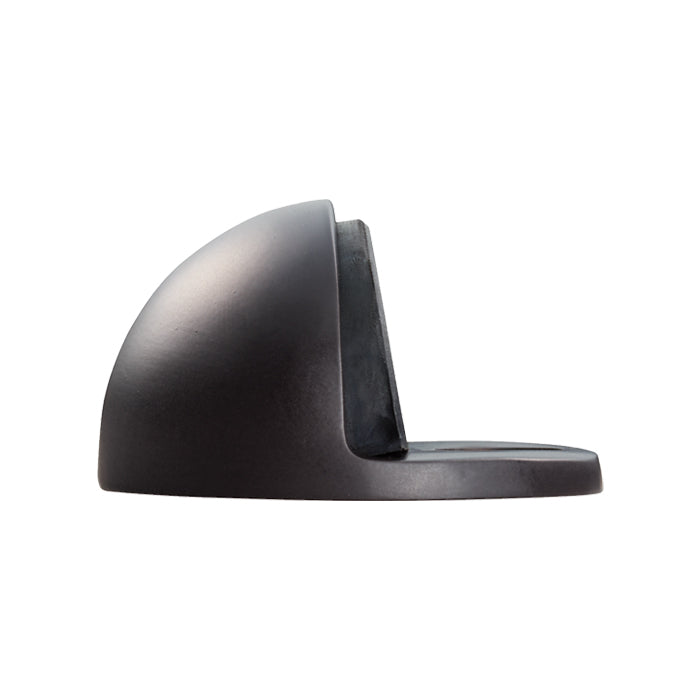Floor Mounted Oval Doorstop - Matt Bronze