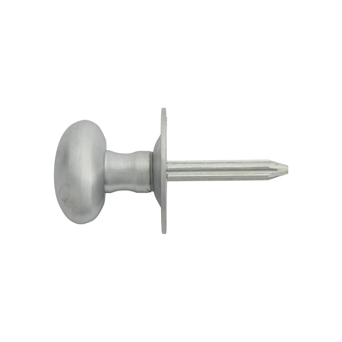 Thumbturn To Suit Rackbolt (Oval) - Hardened Steel Spline Spindle - Satin Chrome 38MM
