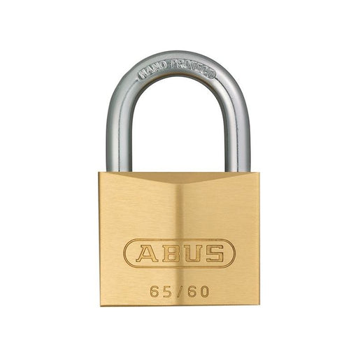 Abus Mechanical 65/60mm Brass Padlock ABUS Mechanical - RockBottom Northampton 