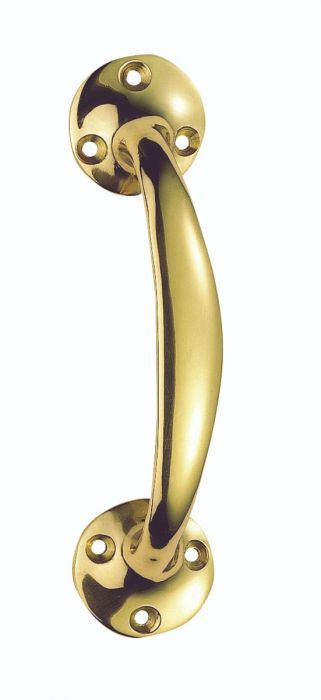 Victorian - Bow Handle - Polished Brass 152MM