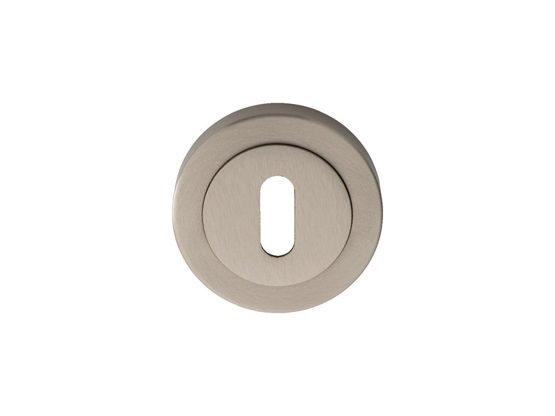 Escutcheon - Lock Profile On Concealed Fix Round Rose Nis (Satin Nickel) - Satin Nickel 52MM