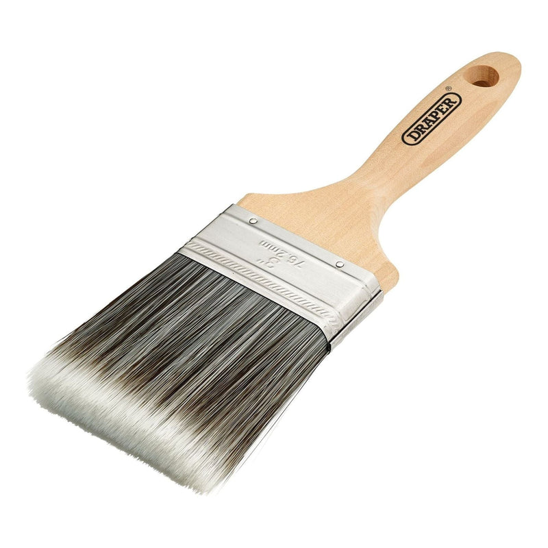 Draper Paint Brush with Wood Handle, 3" Draper - Town Tools