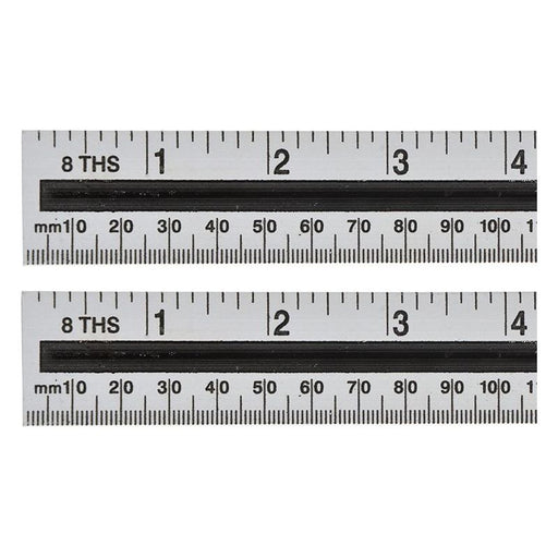 Bluespot Tools Aluminium Ruler 150mm (6in) BlueSpot Tools - RockBottom Northampton