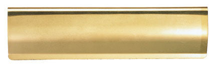 Letter Tidy - Curved Pattern (Foam Lined) - Polished Brass 280MM X 76MM