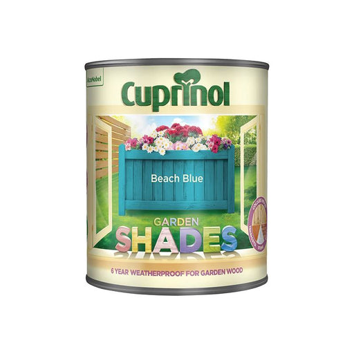 Cuprinol Garden Shades Beach Blue 1 litre Cuprinol - RockBottom Northampton