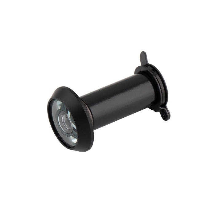 Door Viewer - 180 Degree - Glass Lens - Matt Black