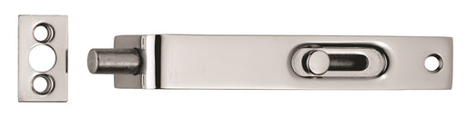 Flush Bolt (Sunk Slide) - Polished Chrome 102MM X 15MM