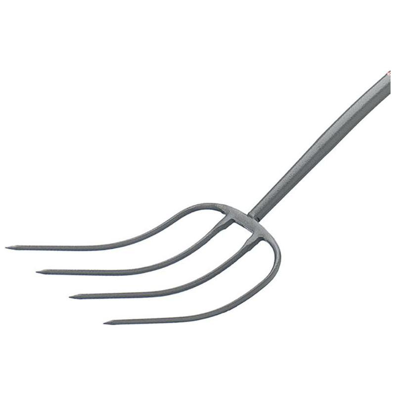 Bulldog All-Metal 4-Prong Manure Fork T-Handle Bulldog - RockBottom Northampton