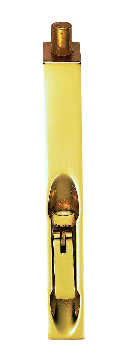 Flush Bolt (Lever Action) - Polished Brass 150MM X 20MM