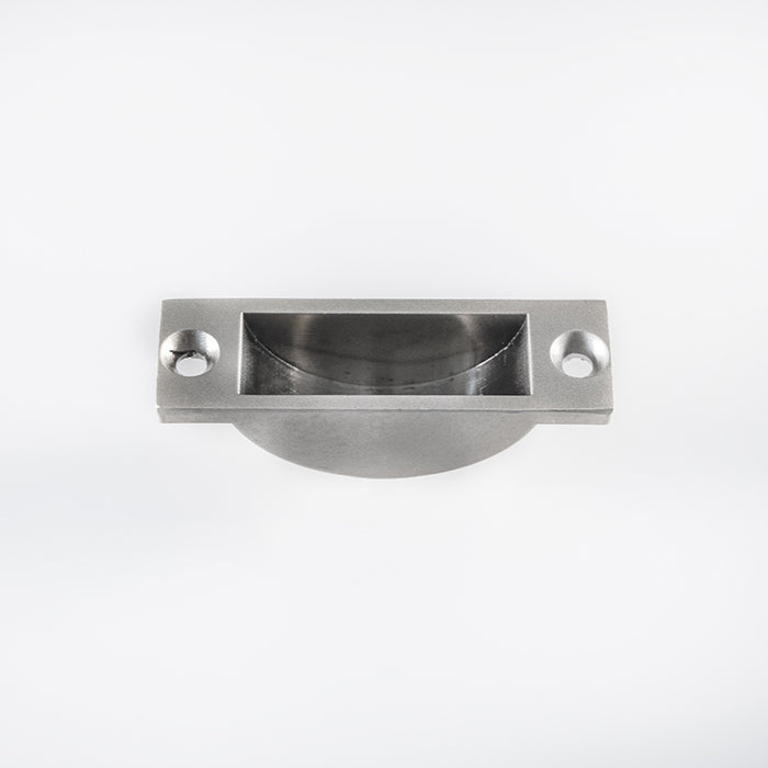Flush Bolt (Easyclean) Floor Socket - Satin Nickel 64MM X 20MM