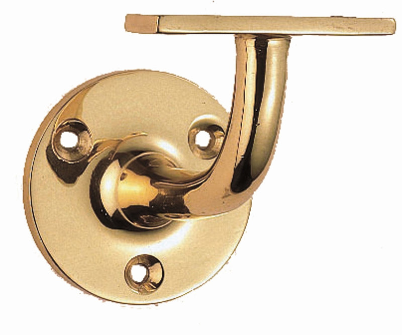 Handrail Bracket - (Heavyweight) - Polished Brass