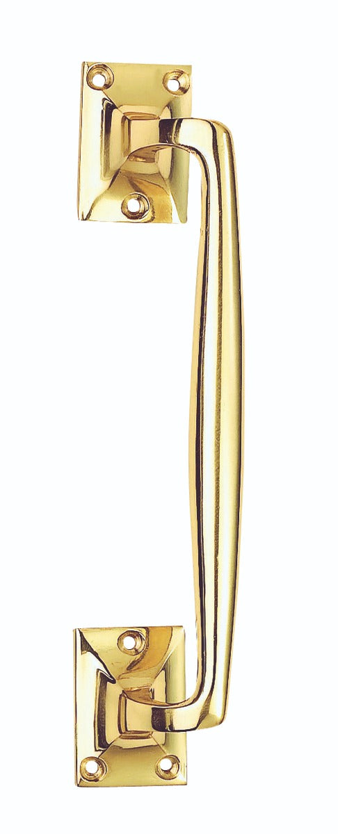 Pull Handle (Pub Style) - Polished Brass 254MM