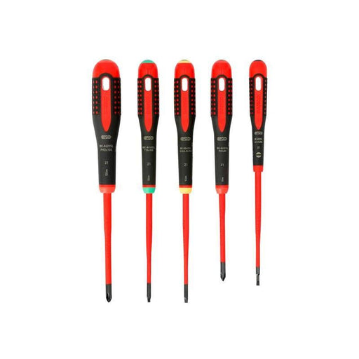 Bahco BE-9871SL ERGO™ Slim VDE Insulated Screwdriver Set, 5 Piece Bahco - RockBottom Northampton