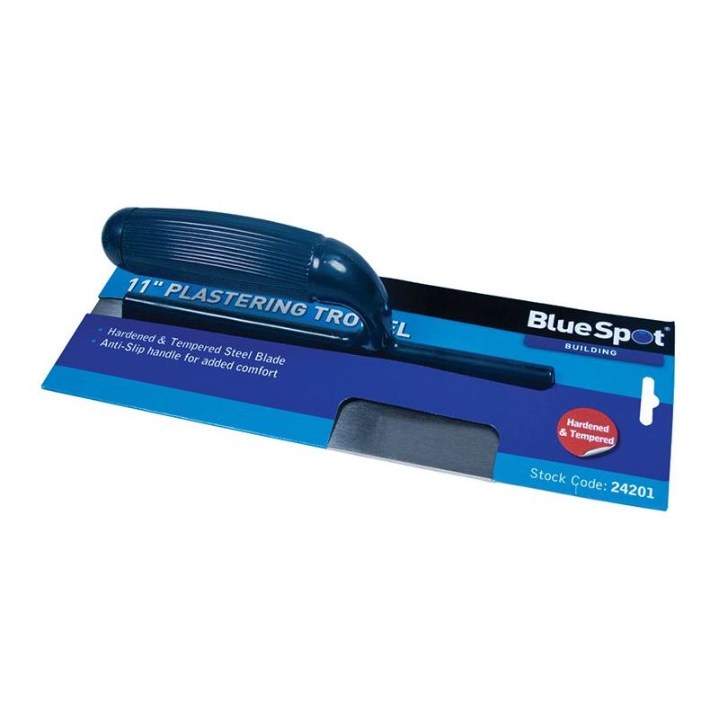 Bluespot Tools Plasterer's Trowel Plastic Handle 11 x 4.3/4in BlueSpot Tools - RockBottom Northampton
