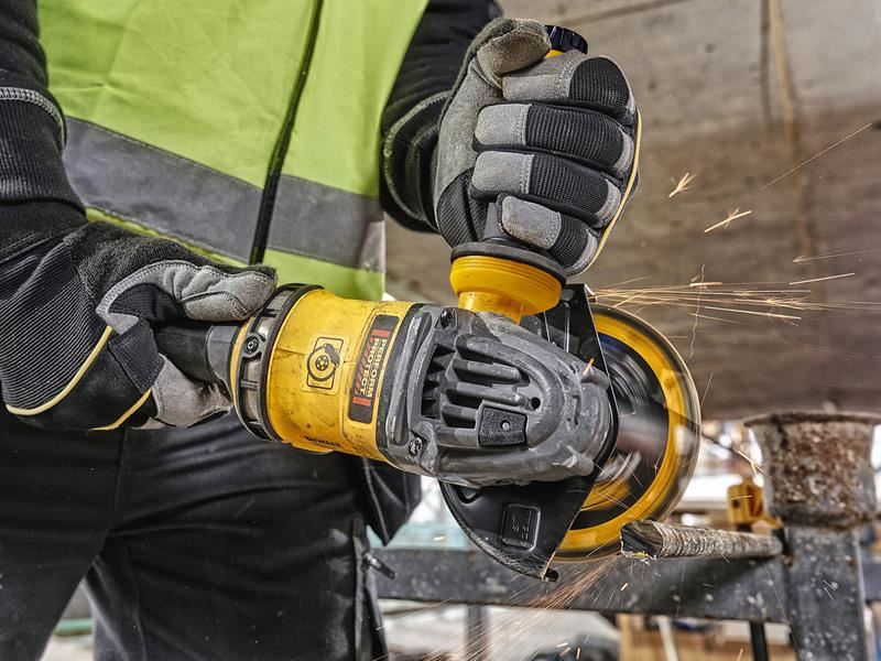DeWALT Power Tools DCG418SHDX XR FlexVolt Detect Angle Grinder 125mm 54V 2 x 9.0Ah Li-ion DeWALT Power Tools - RockBottom Northampton