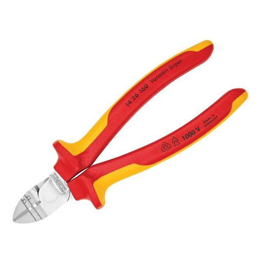 Knipex VDE Diagonal Insulation Stripper & Side Cutter 160mm Knipex - RockBottom Northampton