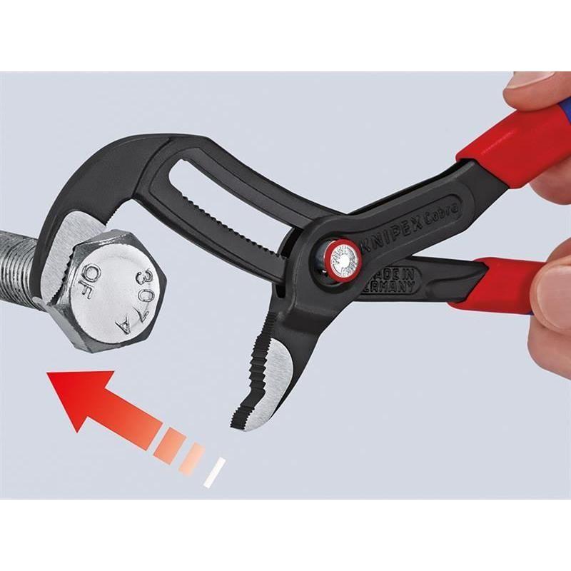 Knipex Cobra® Quickset Water Pump Pliers Multi-Component 250mm Knipex - RockBottom Northampton