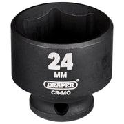 Draper Draper HI-TORQ Metric Impact Socket, 3/8" Sq. Dr., 24mm Draper - Town Tools