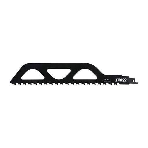TIMCO Reciprocating Saw Blades Block / Brick Cutting Tungsten Carbide Tipped Blade