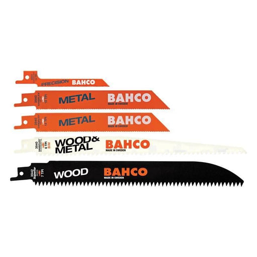 Bahco Sabre Saw Blade Set, 5 Piece Bahco - RockBottom Northampton