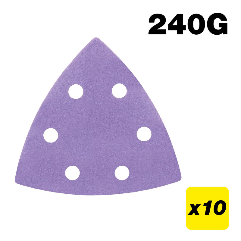 AB/OSC/240A - 93 x 93mm 240G Delta Sanding Pad, 10 Pack