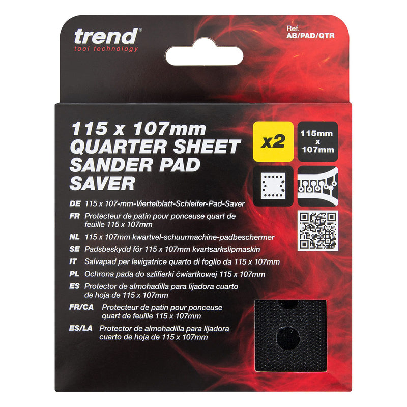 Trend Quarter Sheet Sander Pad Saver 2 Pack