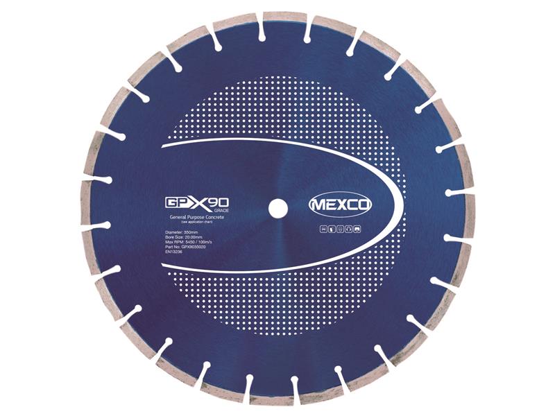MEXCO - GPX90 Concrete Diamond Blade 350 x 20mm