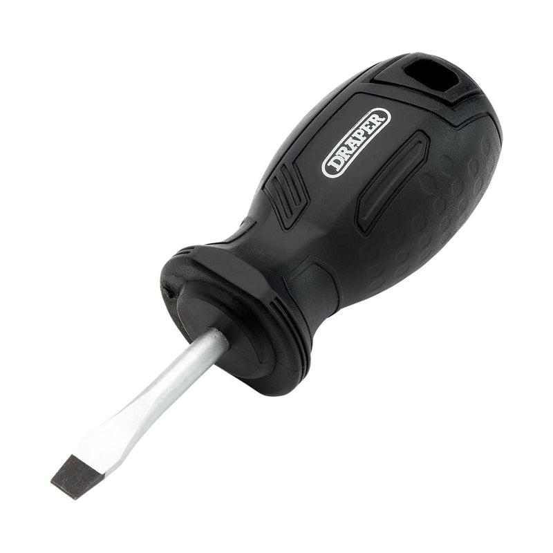 Draper Slotted Hard Grip Screwdriver, 5.5 x 38mm Draper - Town Tools