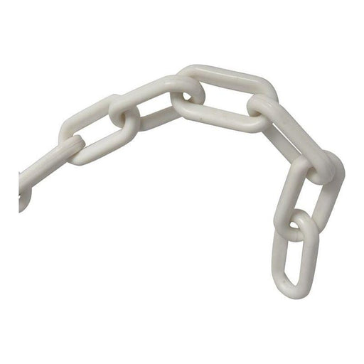 Faithfull Plastic Chain 8mm x 12.5m White Faithfull - RockBottom Northampton