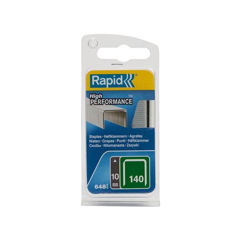 Rapid 140/10NB 10mm Galvanised Staples (Narrow Box 650) Rapid - RockBottom Nothampton