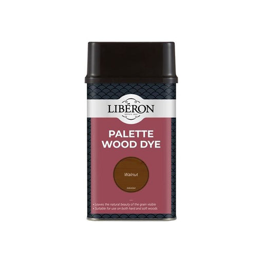 Liberon Palette Wood Dye Walnut 500ml Liberon - RockBottom Northampton