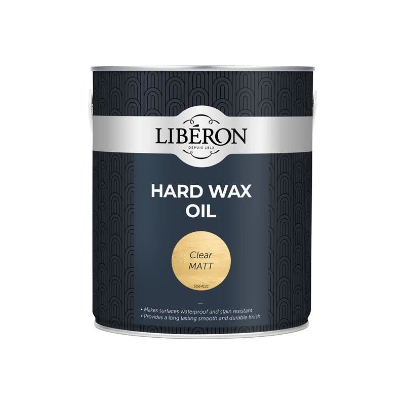 Liberon Hard Wax Oil Clear Matt 2.5 litre Liberon - RockBottom Northampton