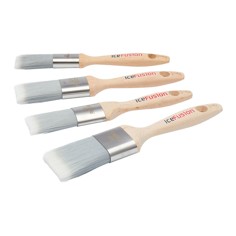 ProDec Advance 3pc Ice Fusion Paint Brush Set + Free 1.5" Oval Brush
