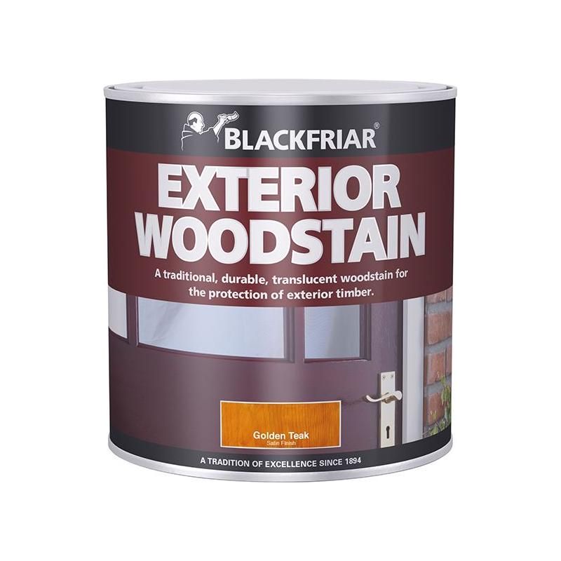 Blackfriar Traditional Exterior Woodstain Ebony 1 litre Blackfriar - RockBottom Northampton