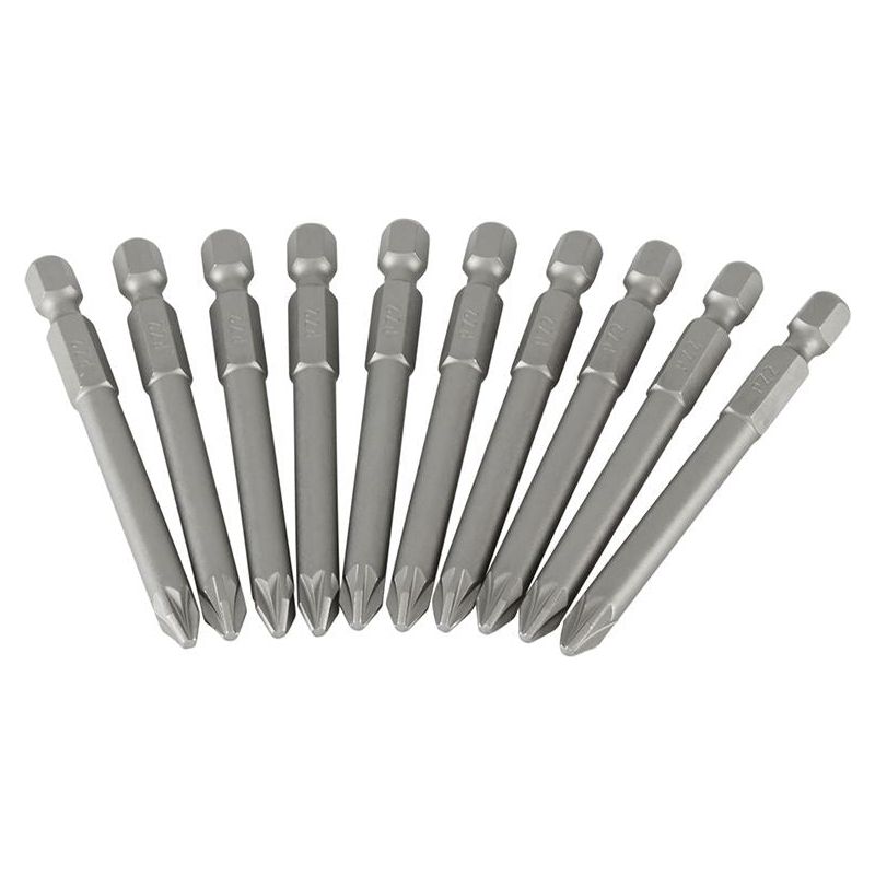 Stanley® Hand Tools Pozidriv Power Bits PZ2 x 70mm (Box 10) STANLEY® Hand Tools - RockBottom Nothampton